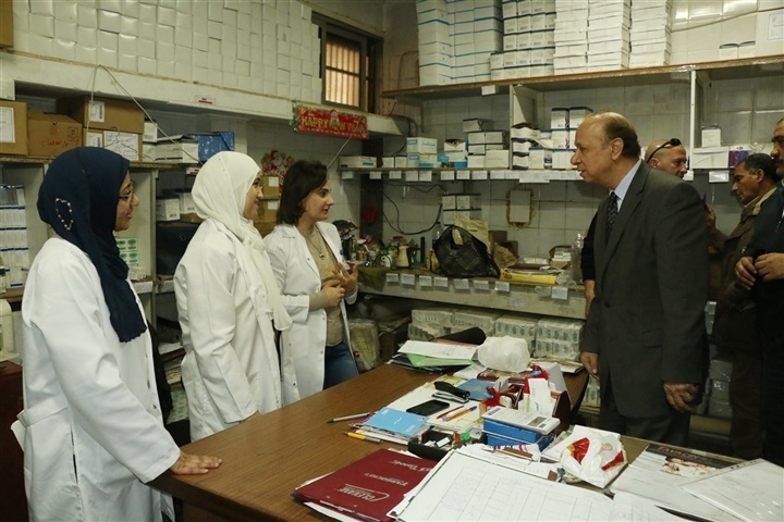 بالصور.. محافظ القاهرة يتفقد مستشفى منشية البكري بمصر الجديدة