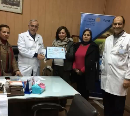 «روتارى فاروس» يتبرع بـ 5 أجهزة لمستشفى الرمد بالإسكندرية