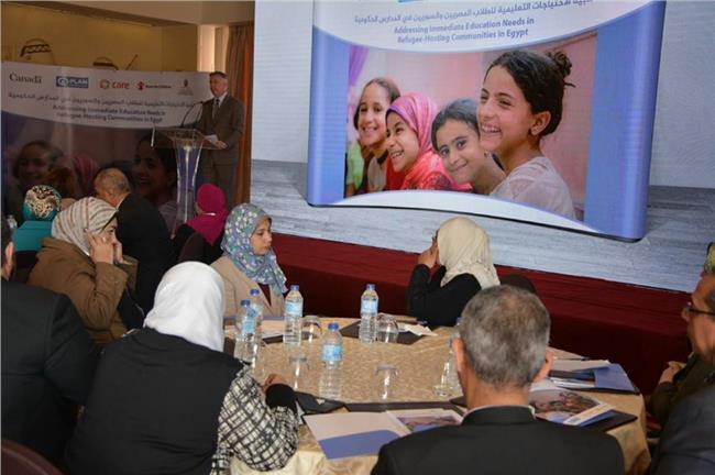 التعليم تحتفل بختام مشروع تلبية الاحتياجات التعليمية للطلبة المصريين والسوريين فى المدارس الحكومية