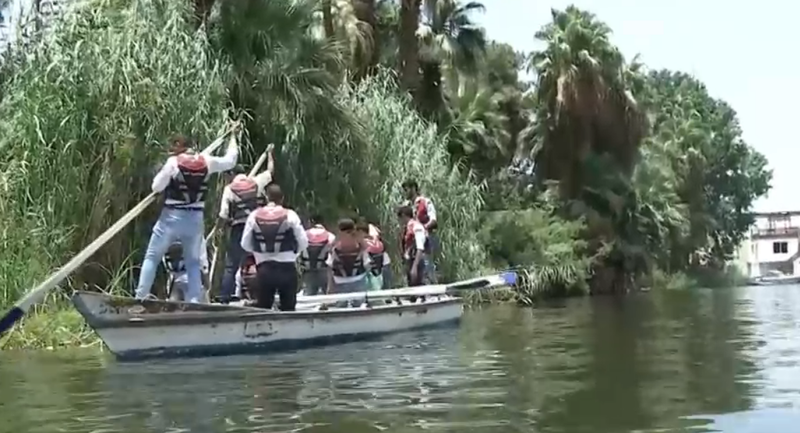 “بالفيديو”.. حملة الكشافة البحرية تزيل مخلفات النيل