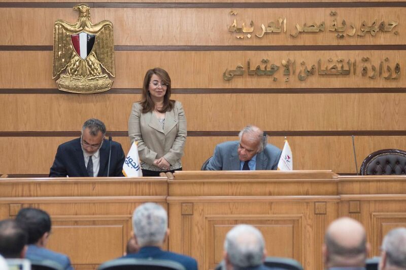 وزيرة التضامن تشهد توقيع بروتوكول لتطوير مستشفى خيرى بشبرا