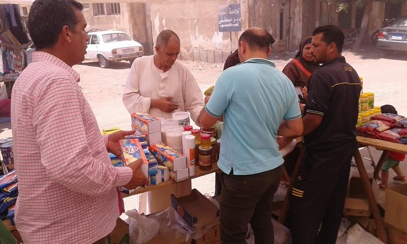 توفير السلع الغذائية والملابس بمبادرة «كلنا واحد» بقريتين في كفر الشيخ
