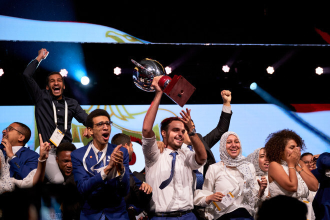 Enactus Egypt team from Cairo University wins Enactus World Cup 2019 Championship