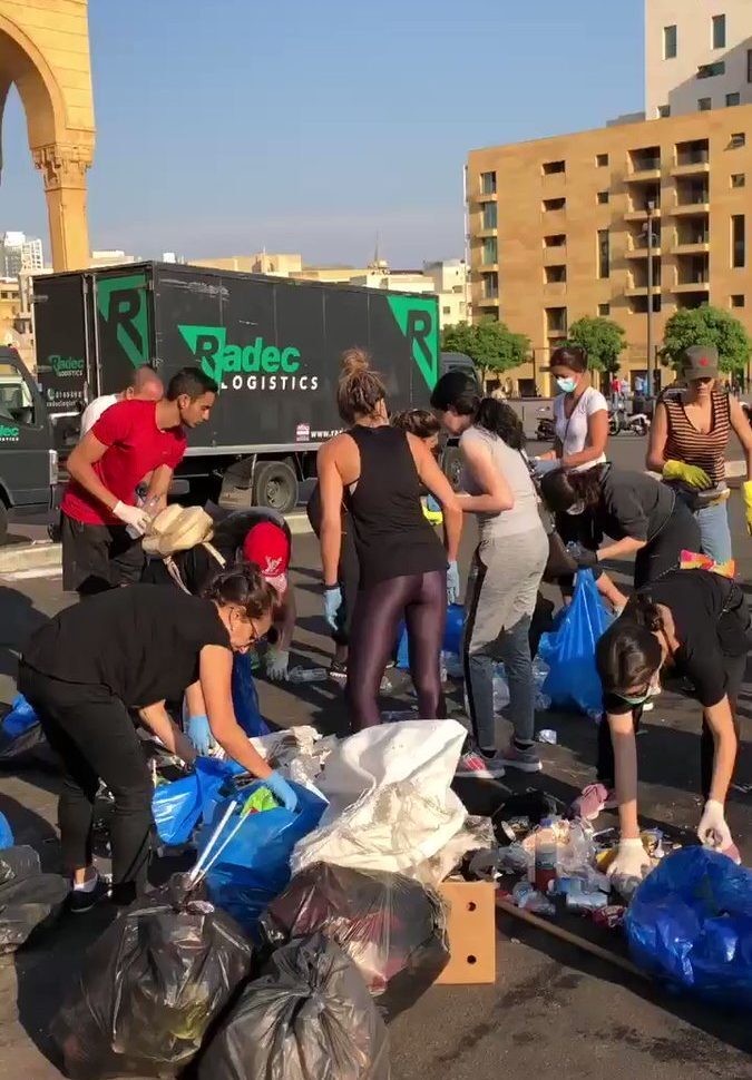 Lebanese protesters spearhead recycling drive