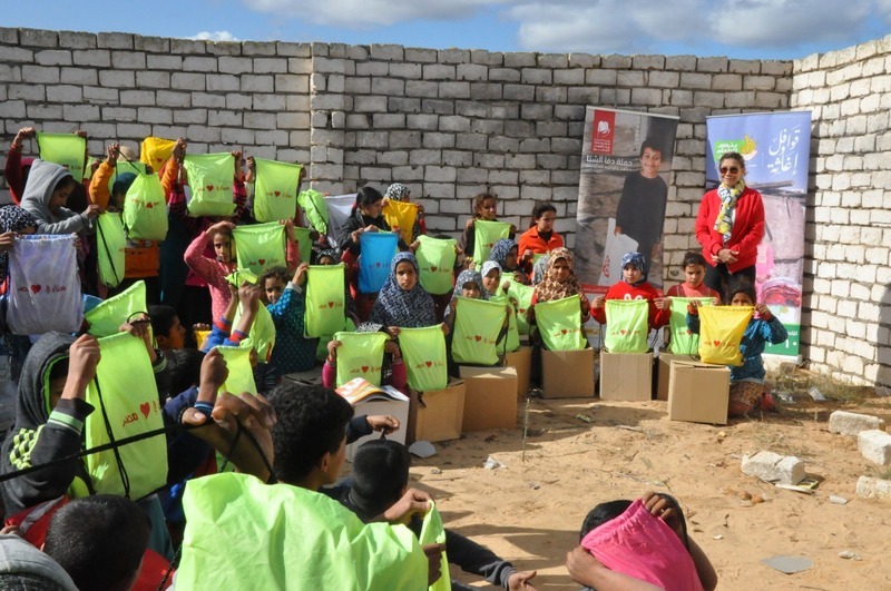 3600 طفل حصيلة قافلة بنكي الطعام والكساء المصري لدعم رفح