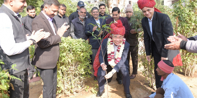 Mitsubishi Electric India organizes Tree Plantation activity in Jaipur