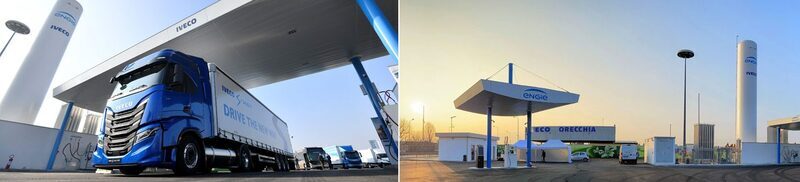 ENGIE, IVECO open refueling station for natural gas, electric cars