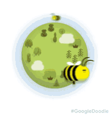 Google Doodle celebrates Earth Day with relaxing game about honeybees