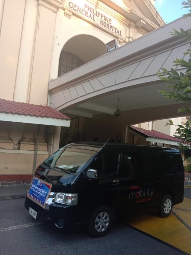 Toyota to provide 10 connected, sanitized shuttles to Philippine General Hospital
