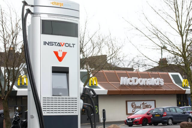 McDonald’s to install electric car charge points at UK sites