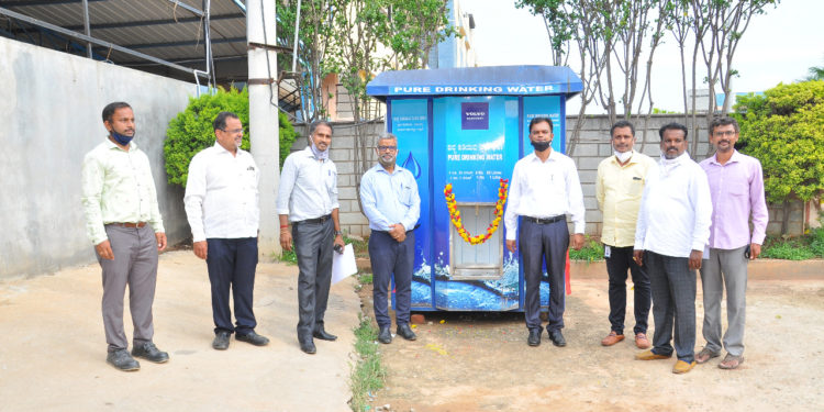 Volvo drinking water project in India supports community health