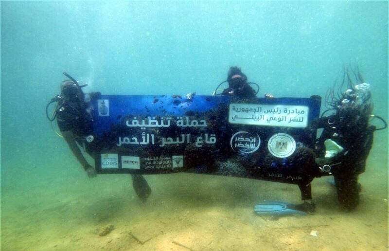 14 tons of waste retrieved from Red Sea under “Go Green”