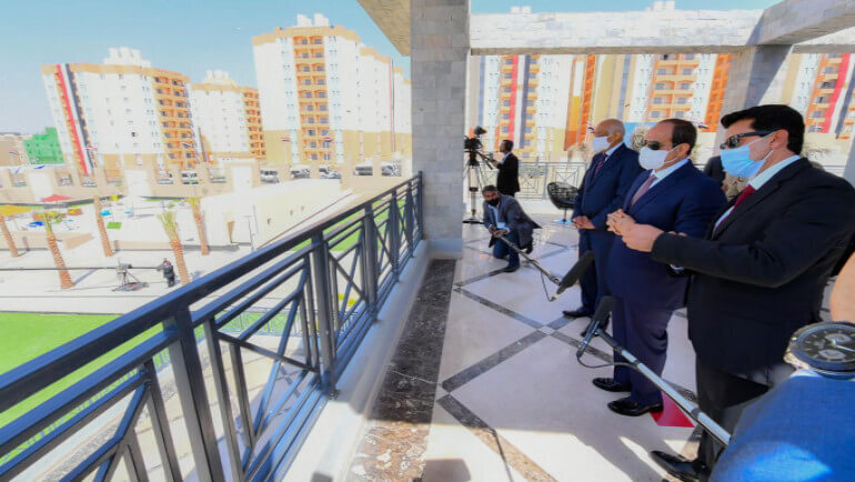 Sisi opens Asmarat 3 for developing slum areas under SDG 11