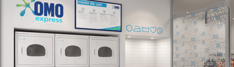 Omo Brazil launderettes to cut CO2, energy consumption