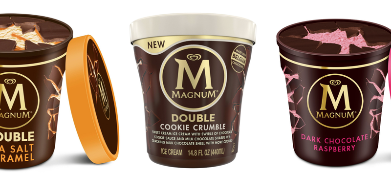 All Magnum tubs to be made of recycled plastic by 2025