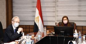 وزيرة التخطيط والسفير الياباني في القاهرة يبحثان أوجه التعاون المشترك
