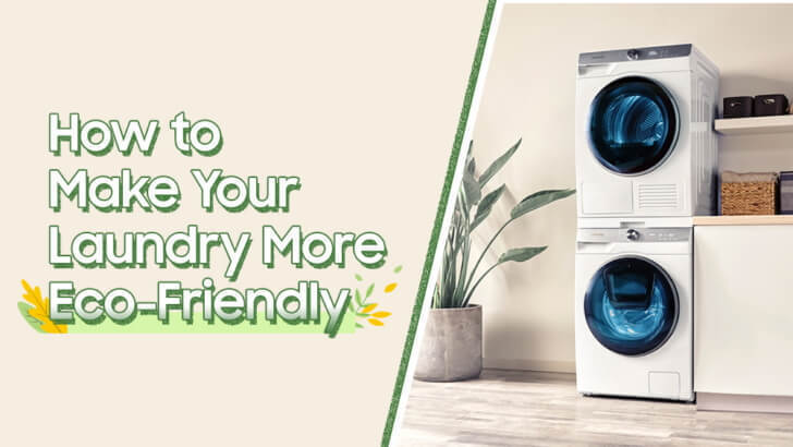 Samsung’s washing machine promotes eco-friendly laundry