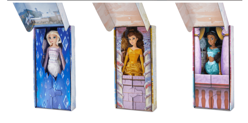 Disney’s classic dolls in 100% recyclable packaging