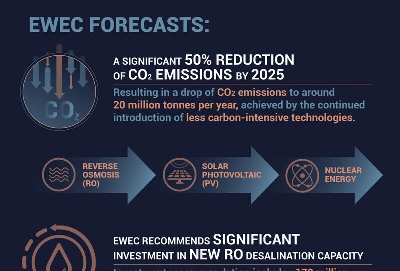UAE’s EWEC to halve its CO2 emissions by 2050
