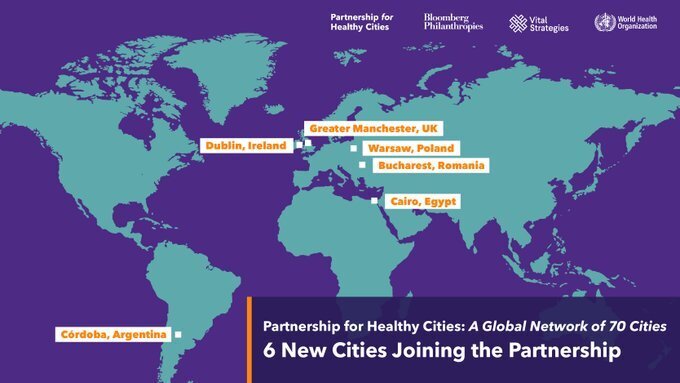 Cairo joins Bloomberg Philanthropies’ Partnership for Healthy Cities