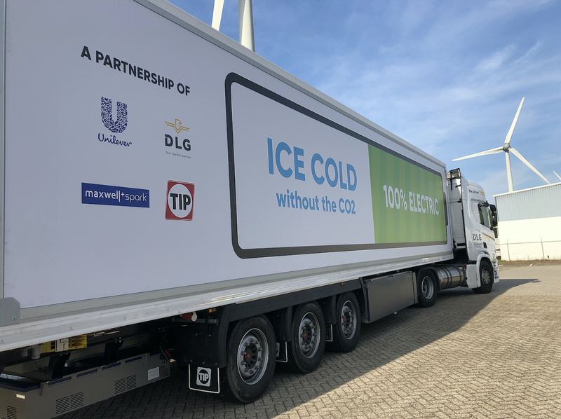 Unilever testing zero-emission refrigerated truck in Netherlands