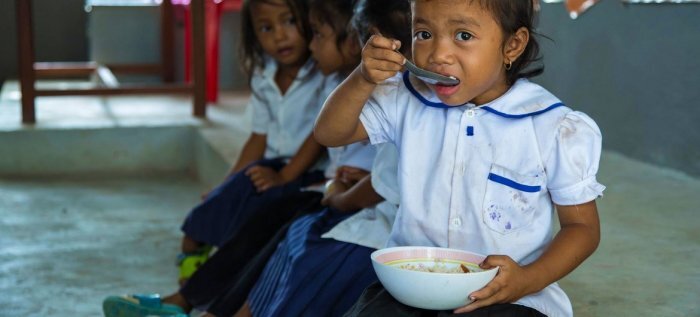Two UN agencies launch new project to improve diet of school children