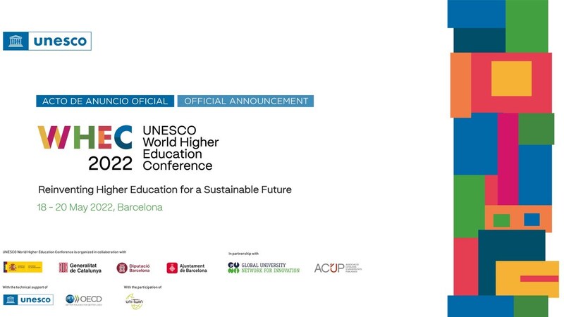 UNESCO World Conference on Higher Education on May 18