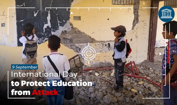 3rd Int’l Day to Protect Education from Attack to focus on “act now”