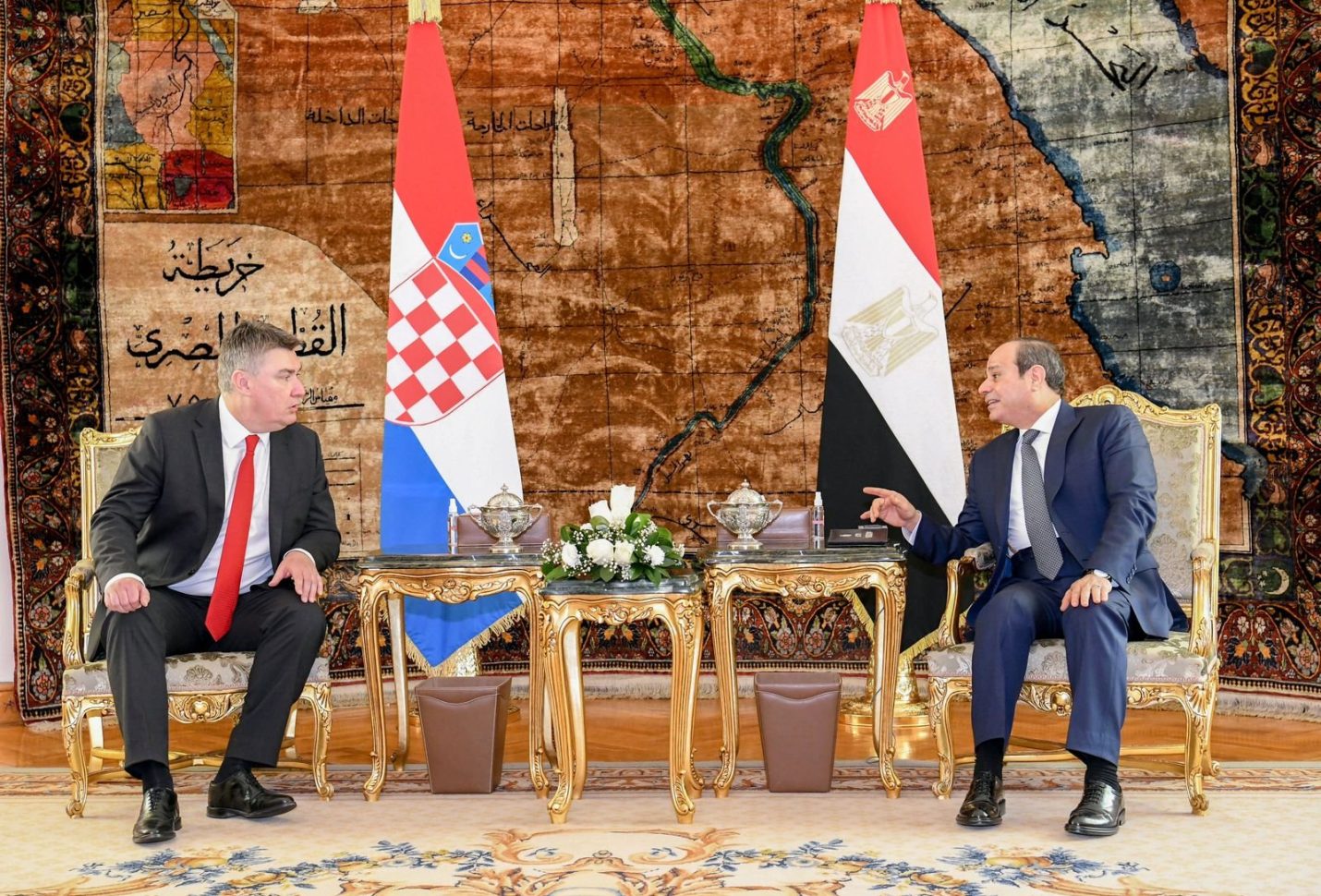 الرئيس السيسي يدعو الشركات الكرواتية للاستثمار فى مصر بمجال الطاقة