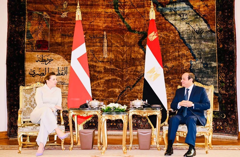 رئيسة الوزراء الدنماركية تُشيد بجهود مصر في مواجهة الهجرة غير الشرعية