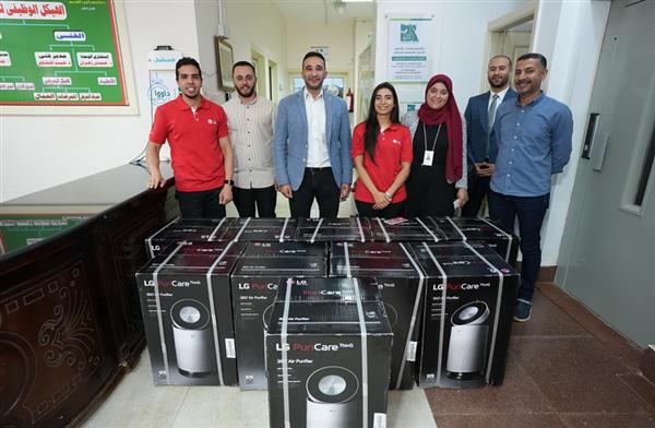 «إل جي مصر» تدعم وحدة مصر الخير والشوربجي للغسيل الكلوى بـ 10 أجهزة تنقية هواء