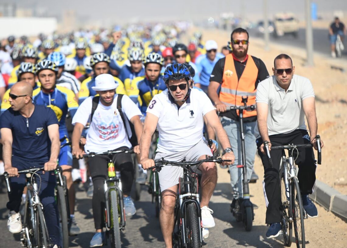 Over 5,000 Egyptians participate in World Bicycle Day marathon