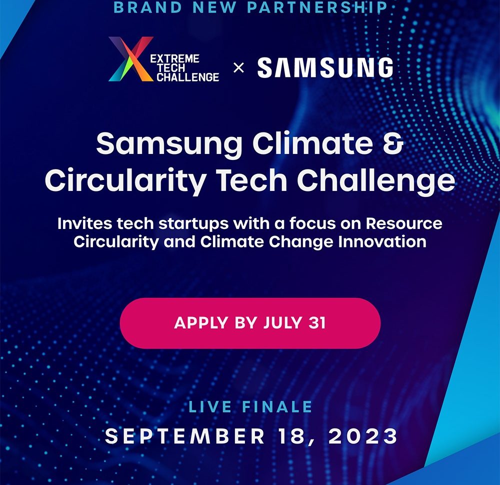 Samsung partners with XTC to launch its Climate& Circularity Tech Challenge