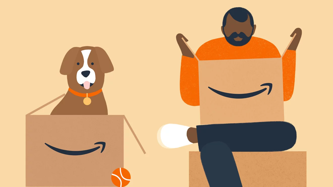 Amazon encourages customers to reuse its boxes in various ways