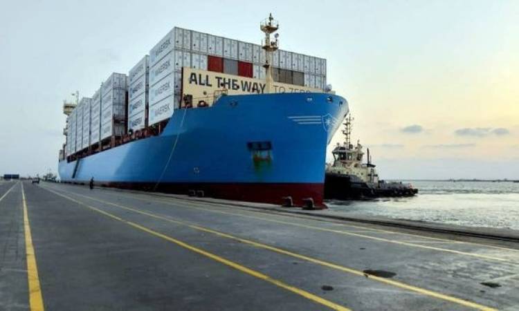 World’s first green container ship arrives in Egypt in its maiden voyage