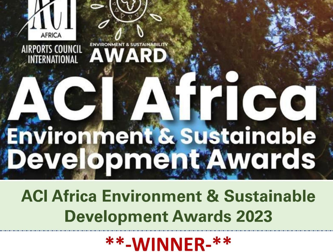 Cairo International Airport wins ACI Africa Environment, Sustainable Development Award 2023