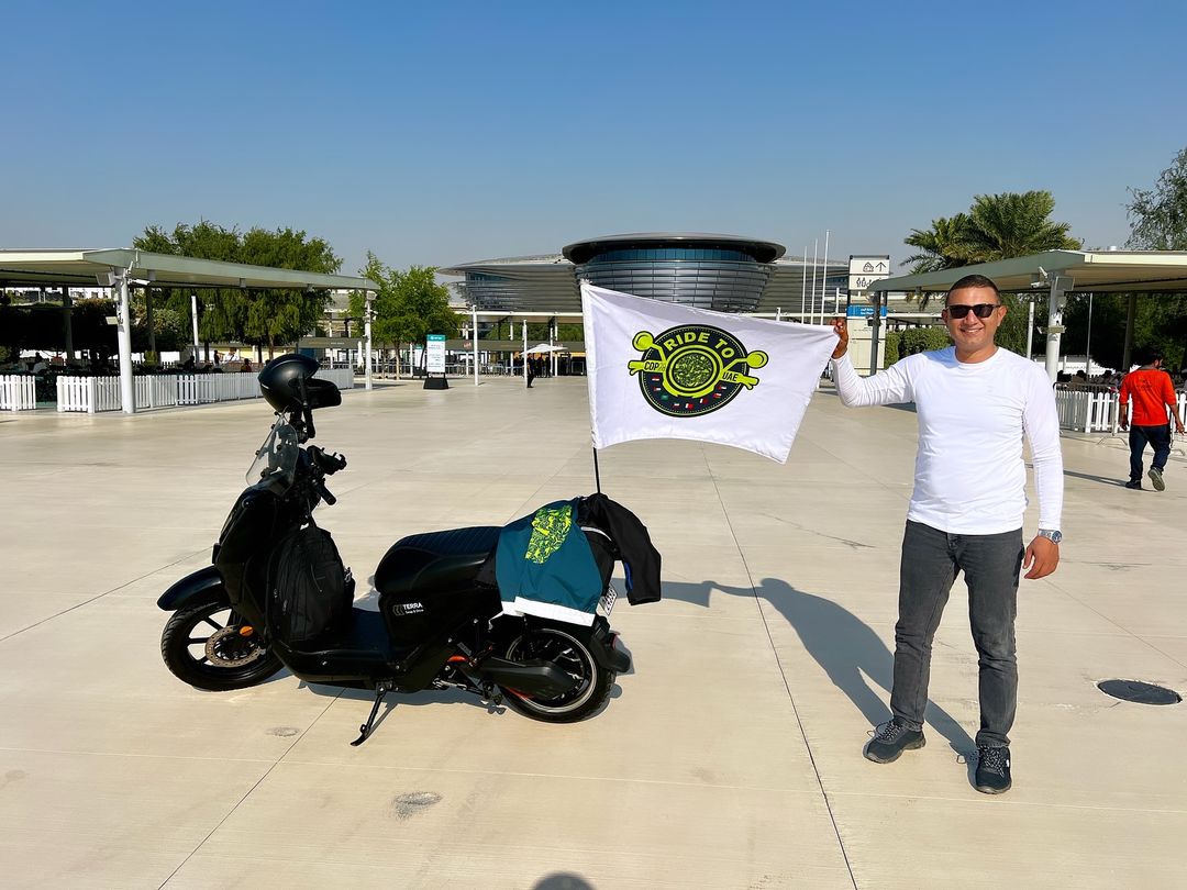 Ali Abdo concludes 58-day Ride to COP28 amid commitment to greener, sustainable future