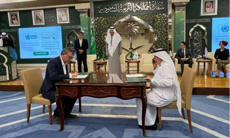 Saudi Arabia’s KSRelief Center pledges $15 m to back UNRWA efforts in Gaza Strip