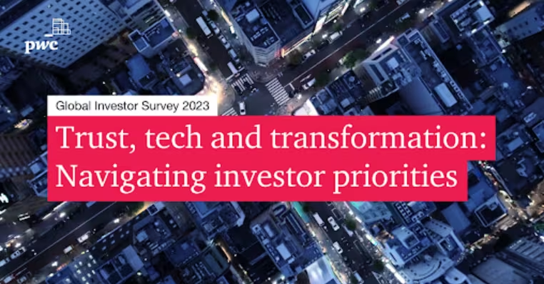 Survey: 74-76% of investors want firms to report costs, road map to achieve their sustainability commitments