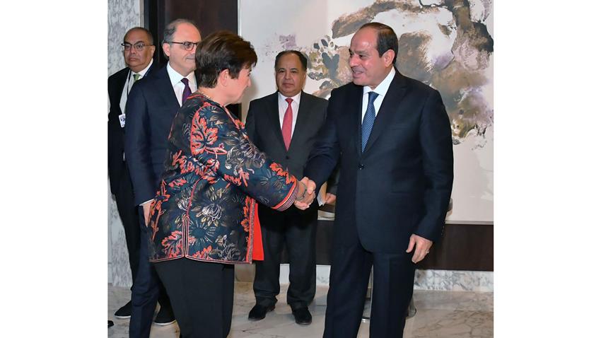 Sisi, IMF Managing Director review climate finance in developing countries