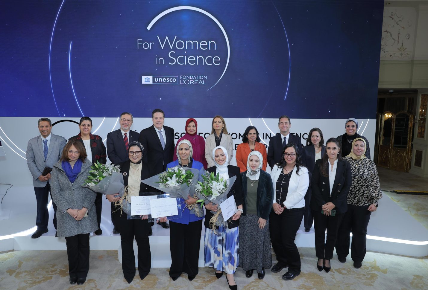 تكريم 3 باحثات مصريات من الحاصلات على زمالة برنامج «لوريال يونسكو من أجل المرأة في العلم»
