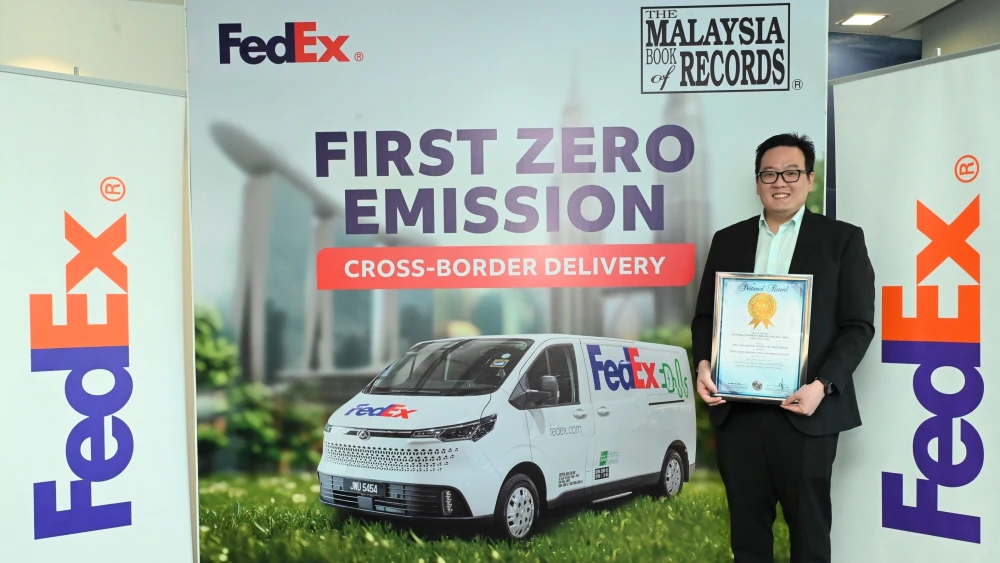 FedEx launches first ever cross-border package delivery with EV