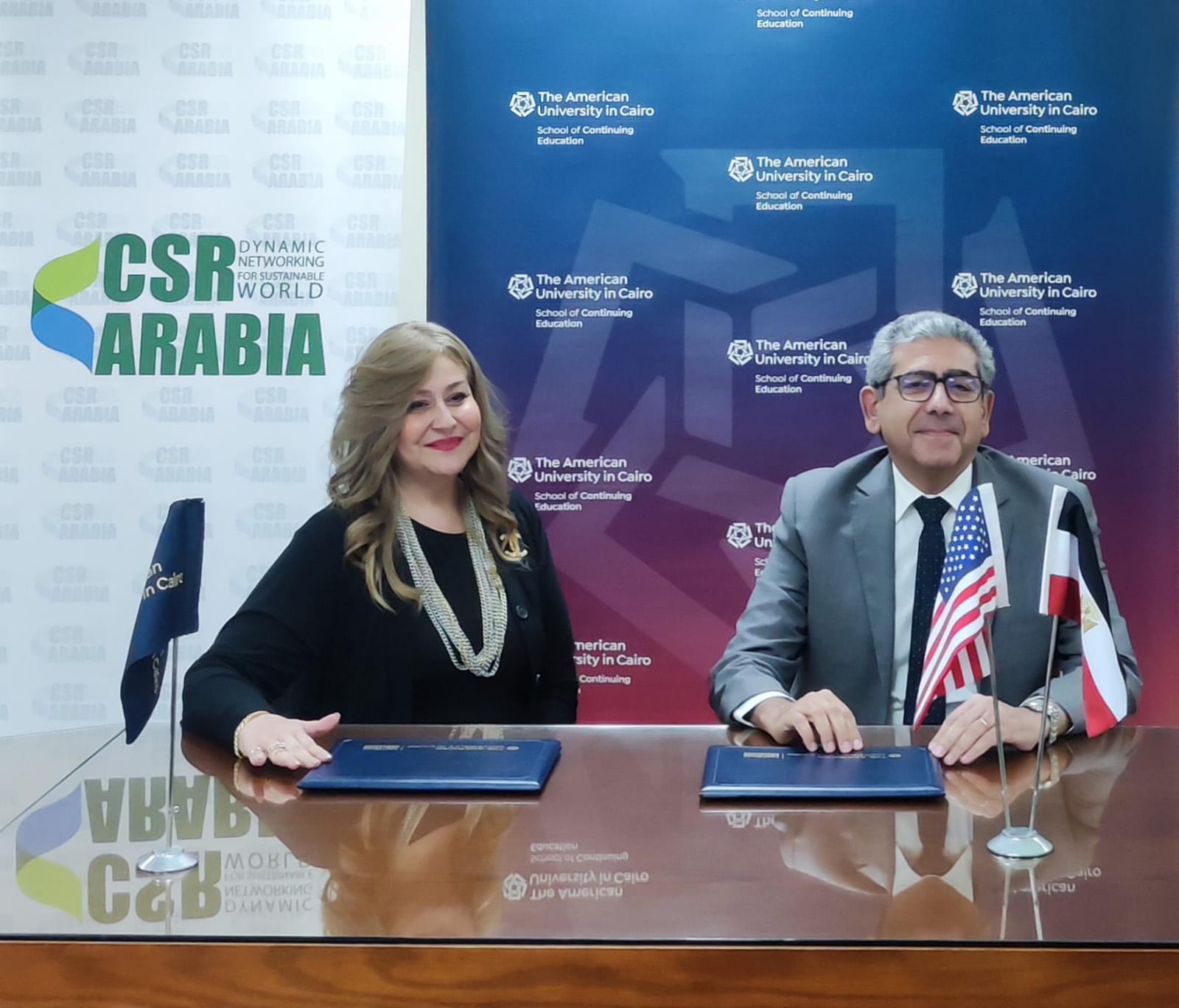 اتفاق تعاون بين الجامعة الأمريكية وCSR Egypt  لتقديم برنامج تدريبي للحصول على شهادات في المسؤولية الاجتماعية للشركات